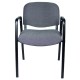 Krzesło iso black z podłokietnikami