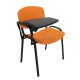 Krzesło konferencyjne iso black plastik z pulpitem