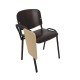 Krzesło konferencyjne iso black wenge z pulpitem ze sklejki