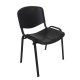 Krzesło konferencyjne iso black plastik