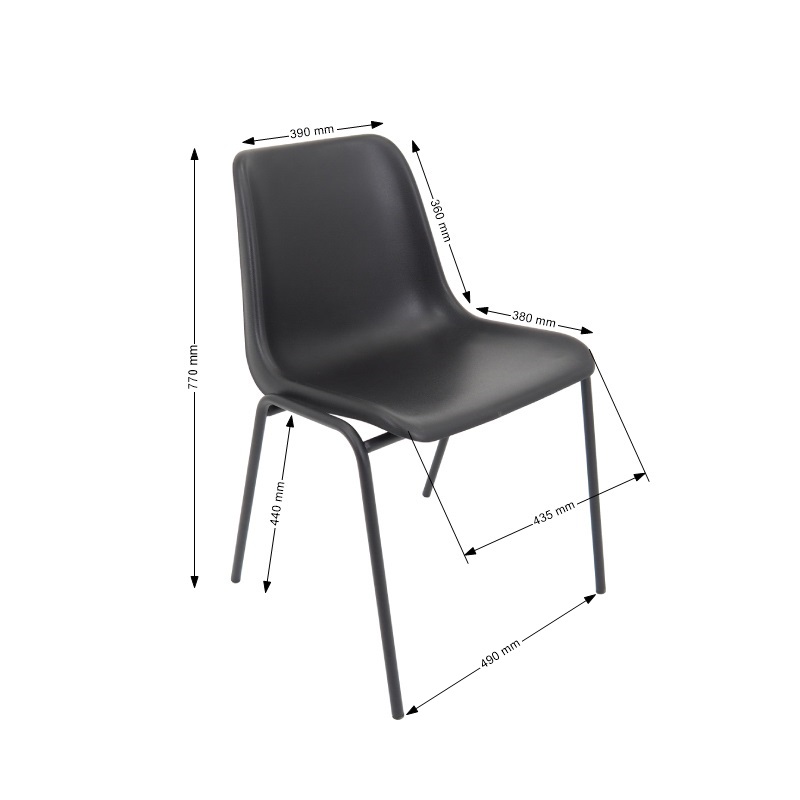 Krzesło Maxi Black Rurka.jpg